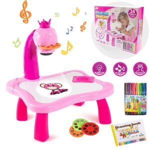 اداة تعليمية للاطفال مع جهاز عرض ذكي، لعبة طاولة الرسم للاطفال