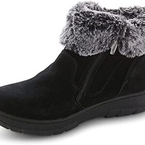 Khombu Jessica لجميع الأحوال الجوية أحذية الكاحل فو الفراء بطانة الحروف للطقس البارد الشتاء النساء جيسيكا جميع الأحوال الجوية أحذية الكاحل فو الفراء بطانة الخصل للطقس البارد الشتاء