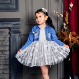 فستان بناتي مع الجاكت