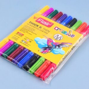 الوان سائل طويل جهتين 10لون غلاف بلاستيك فلاير FA8014