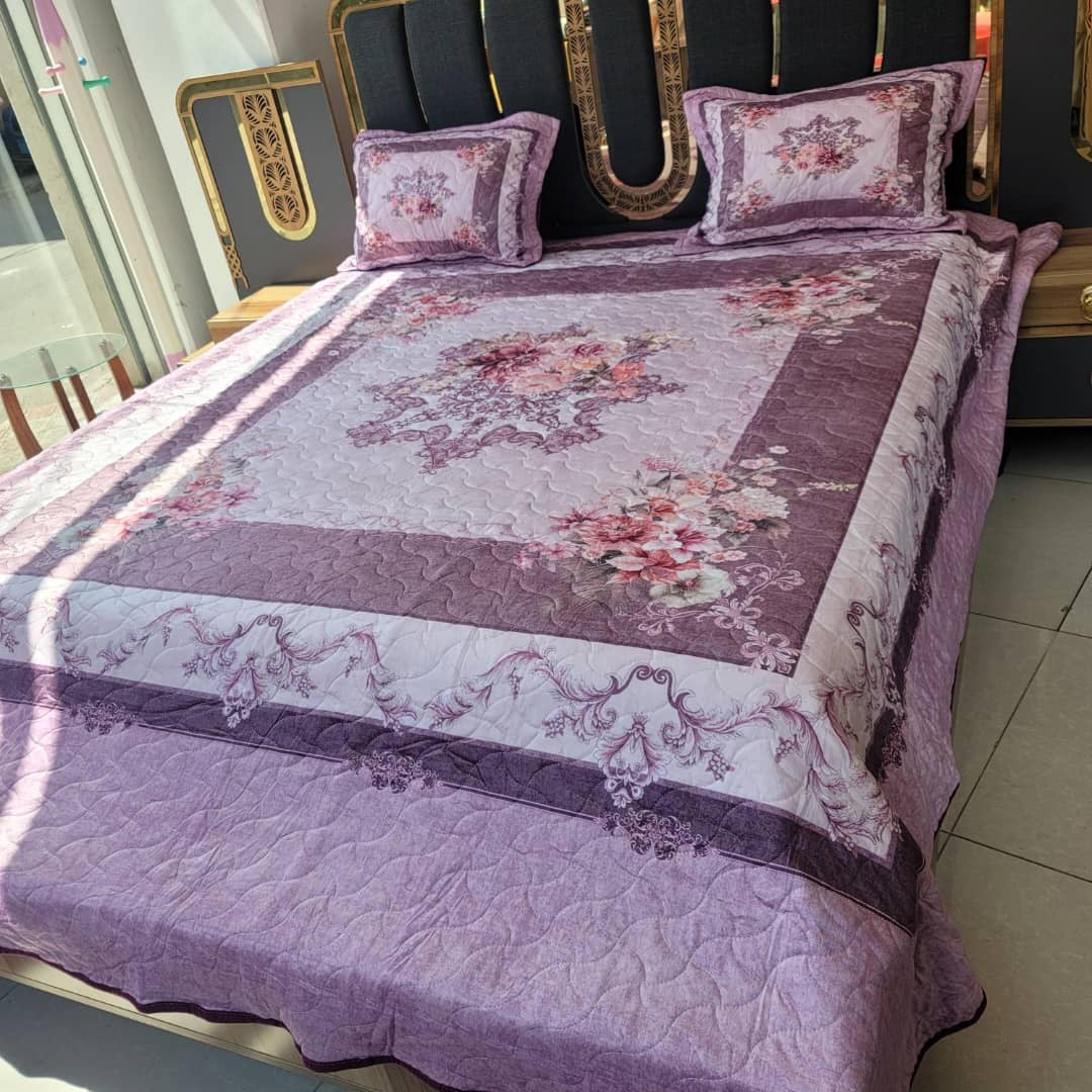 لحاف عرائسي مضغوط مخملي ناعم ثقيل محبوك جهتين خامه ممتازه عمليه قويه