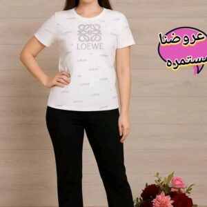 طقم نسائي مكون قطعتين بيجامة