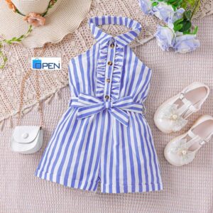 جيمبسوت بناتي أنيق بتصميم حديث مع خزام خصر رائع