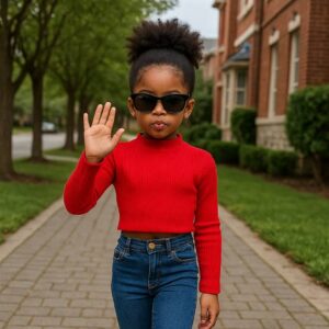 فنايل بناتي قصير صوف روعه يلبس من عمر ٦ إلى ١٠ سنوات