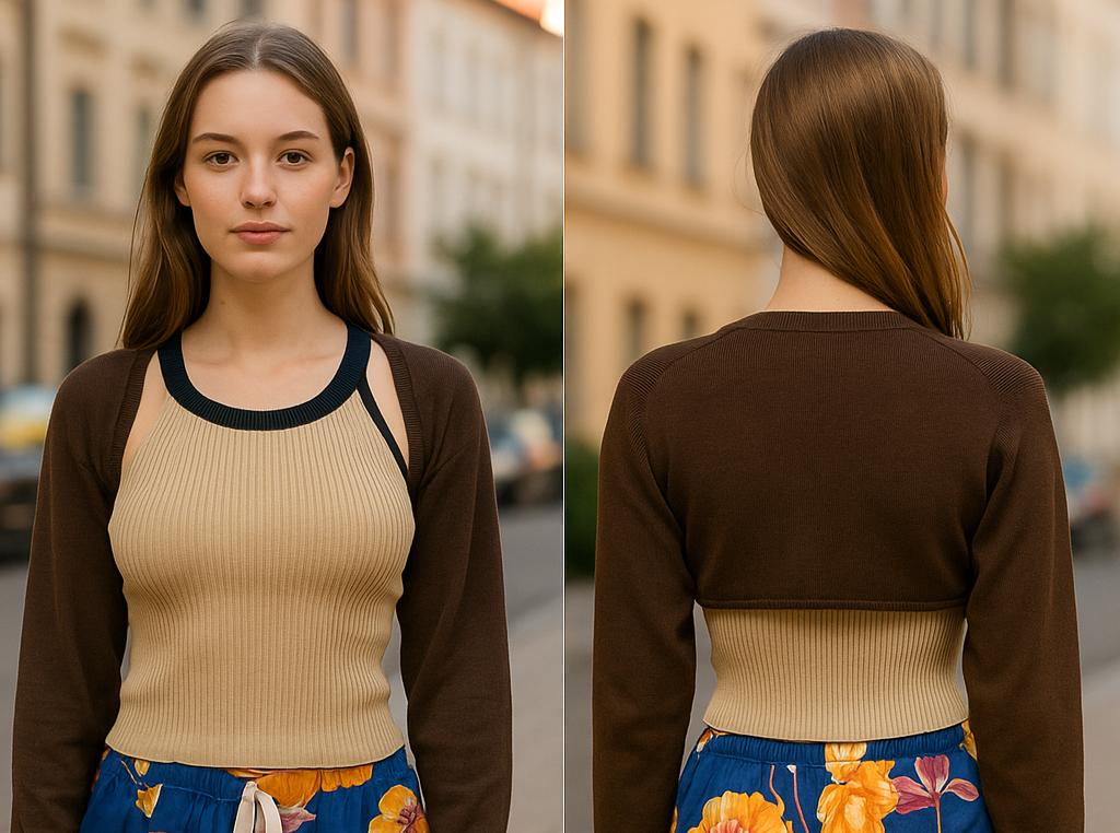 بلايز نسائية قطعتين – فري سايز